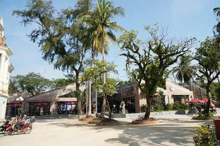 vinatex dua khu nha don tiep khach tham quan nha truyen thong nganh det may vao hoat dong2 2