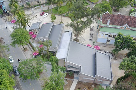 vinatex dua khu nha don tiep khach tham quan nha truyen thong nganh det may vao hoat dong5 2