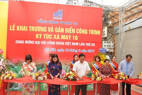 May 10 khai trương ký túc xá cho người lao động