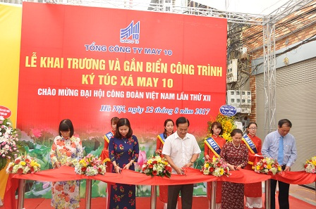 May 10 khai trương ký túc xá cho người lao động 1 vinatex may10 khai truong ky tuc xa cho nguoi lao dong1 1