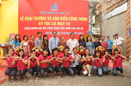 May 10 khai trương ký túc xá cho người lao động 7 vinatex may10 khai truong ky tuc xa cho nguoi lao dong7 1