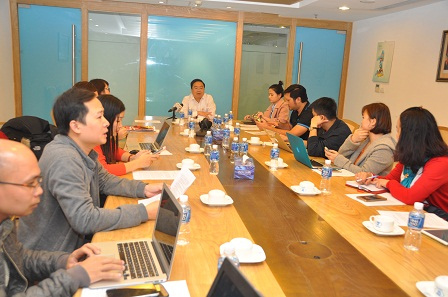 vinatex vinatex hop bao cong bo ket qua SXKD nam 2017 va phuong huong nhiem vu nam 2018 01