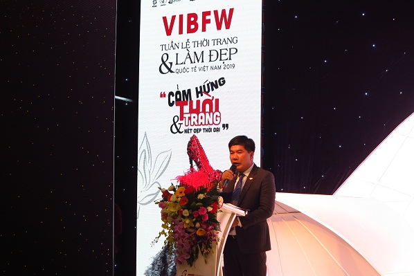 ng Cao Huu Hieu Giam doc dieu hanh Vinatex phat bieu khai mac VIBFW 2019