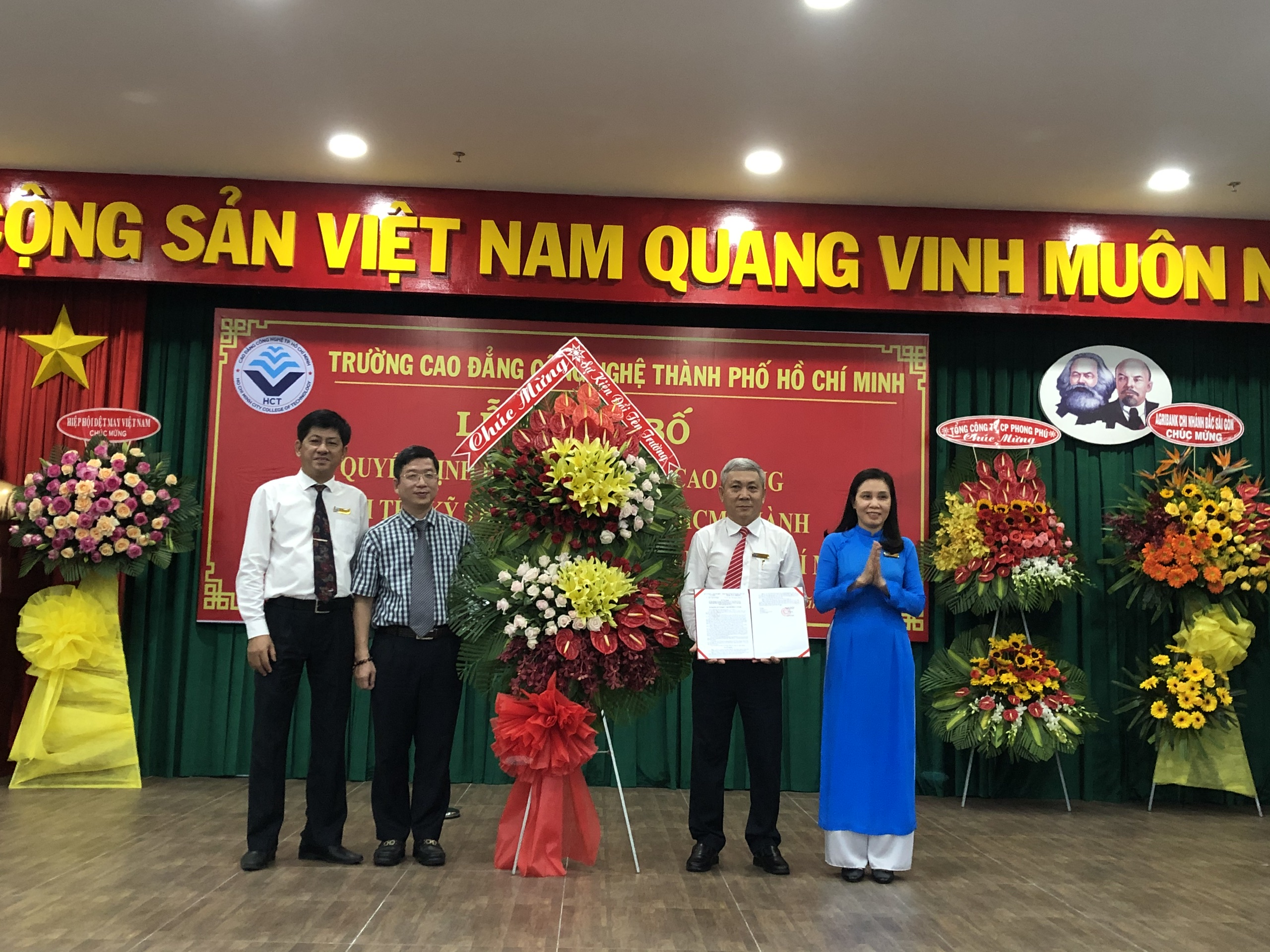 Trường CĐ Kinh tế- Kỹ thuật Vinatex  đổi tên thành Trường CĐ Công  nghệ  | Tập đoàn dệt may Việt Nam