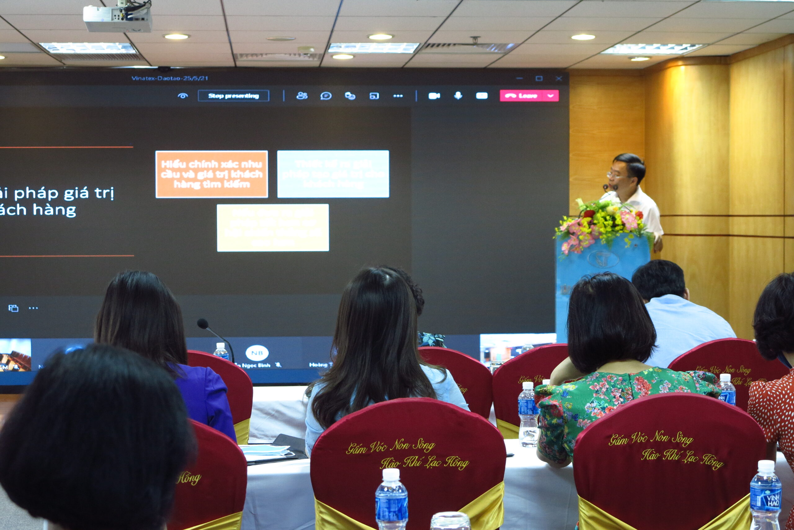 Thông báo chương trình đào tạo nội bộ trực tuyến của Vinatex