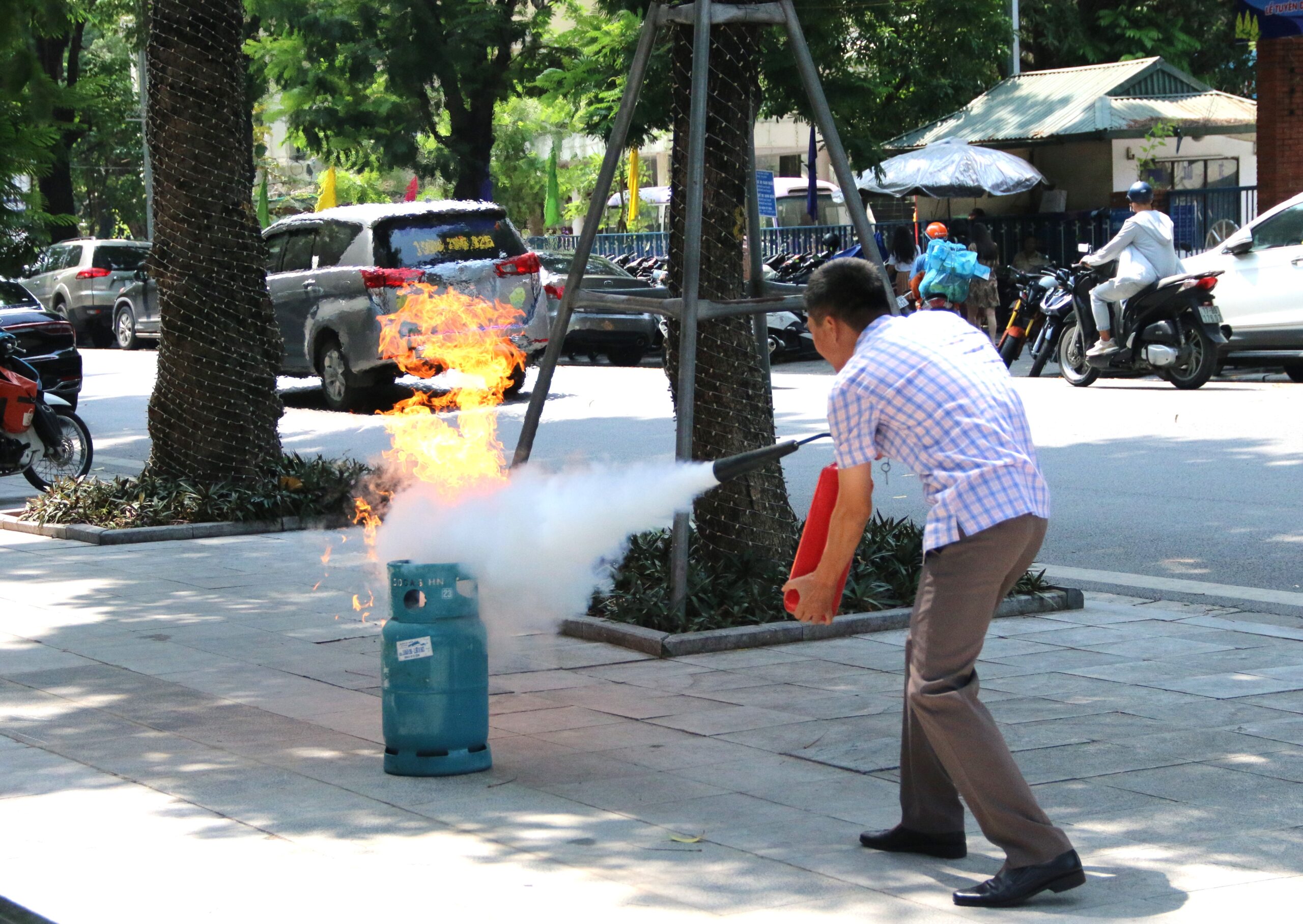 Vinatex tham gia lớp tập huấn phòng cháy chữa cháy