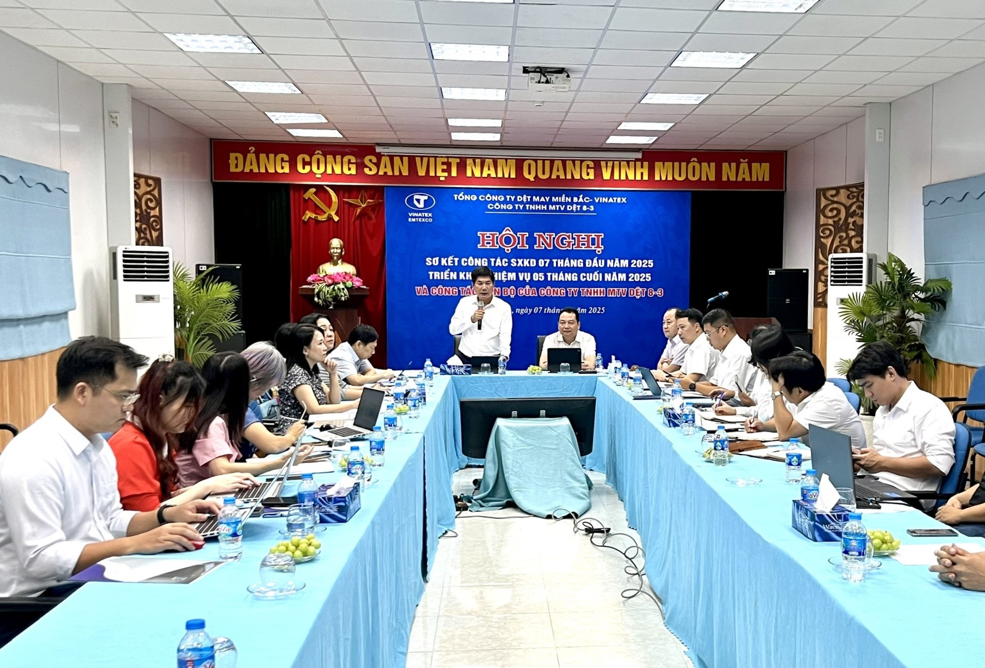 Dệt 8-3 sơ kết hoạt động 7 tháng đầu năm và triển khai kế hoạch 5 tháng cuối năm 2025