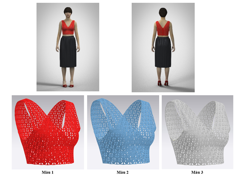 Ứng dụng công nghệ in 3d tạo ra sản phẩm áo nữ thời trang