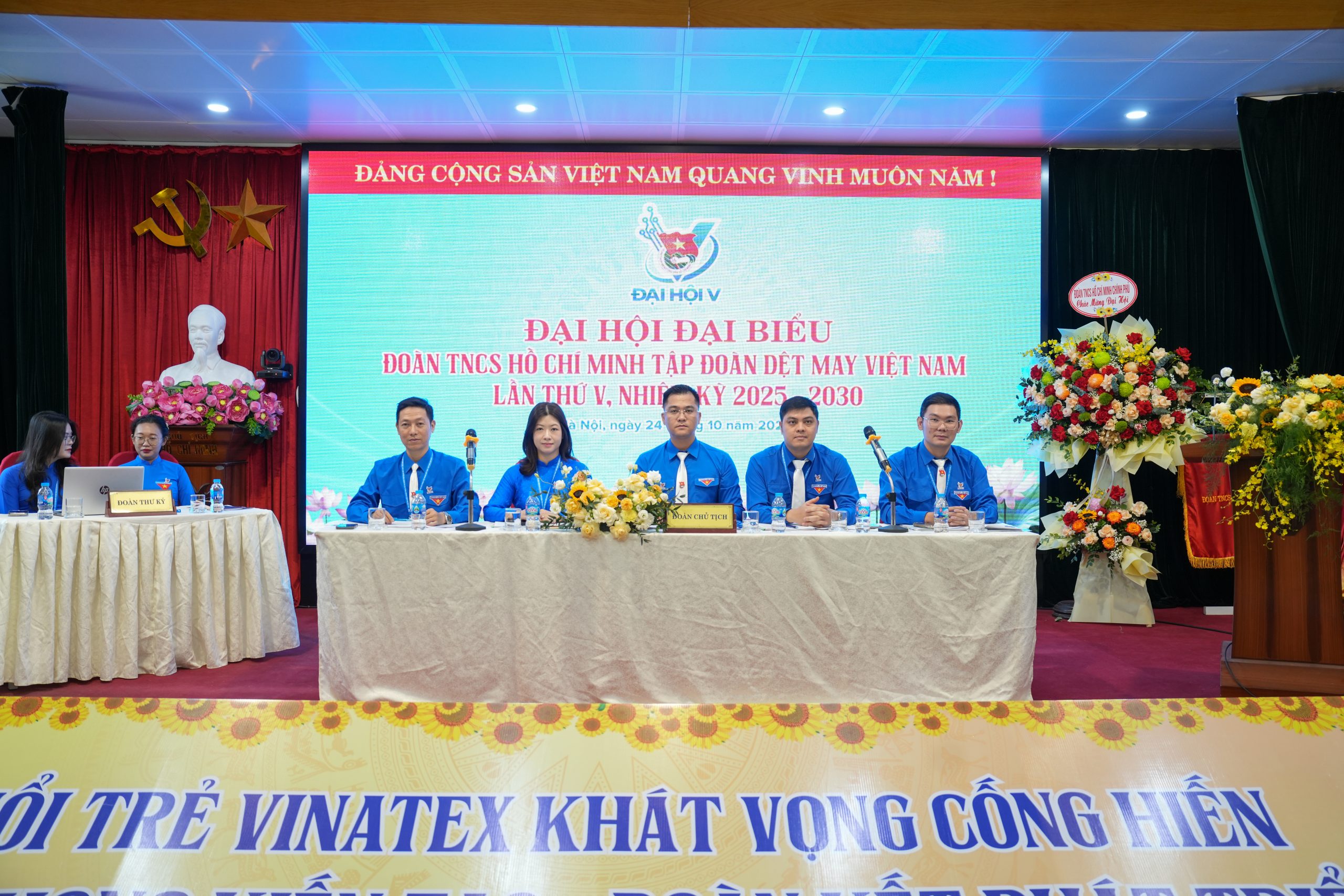 Đại hội đại biểu Đoàn TNCS Hồ Chí Minh Tập đoàn Dệt May Việt Nam lần thứ V, nhiệm kỳ 2025 – 2030: Trí tuệ - Đổi mới - Khát vọng - Hội nhập 3 DSC00024 scaled