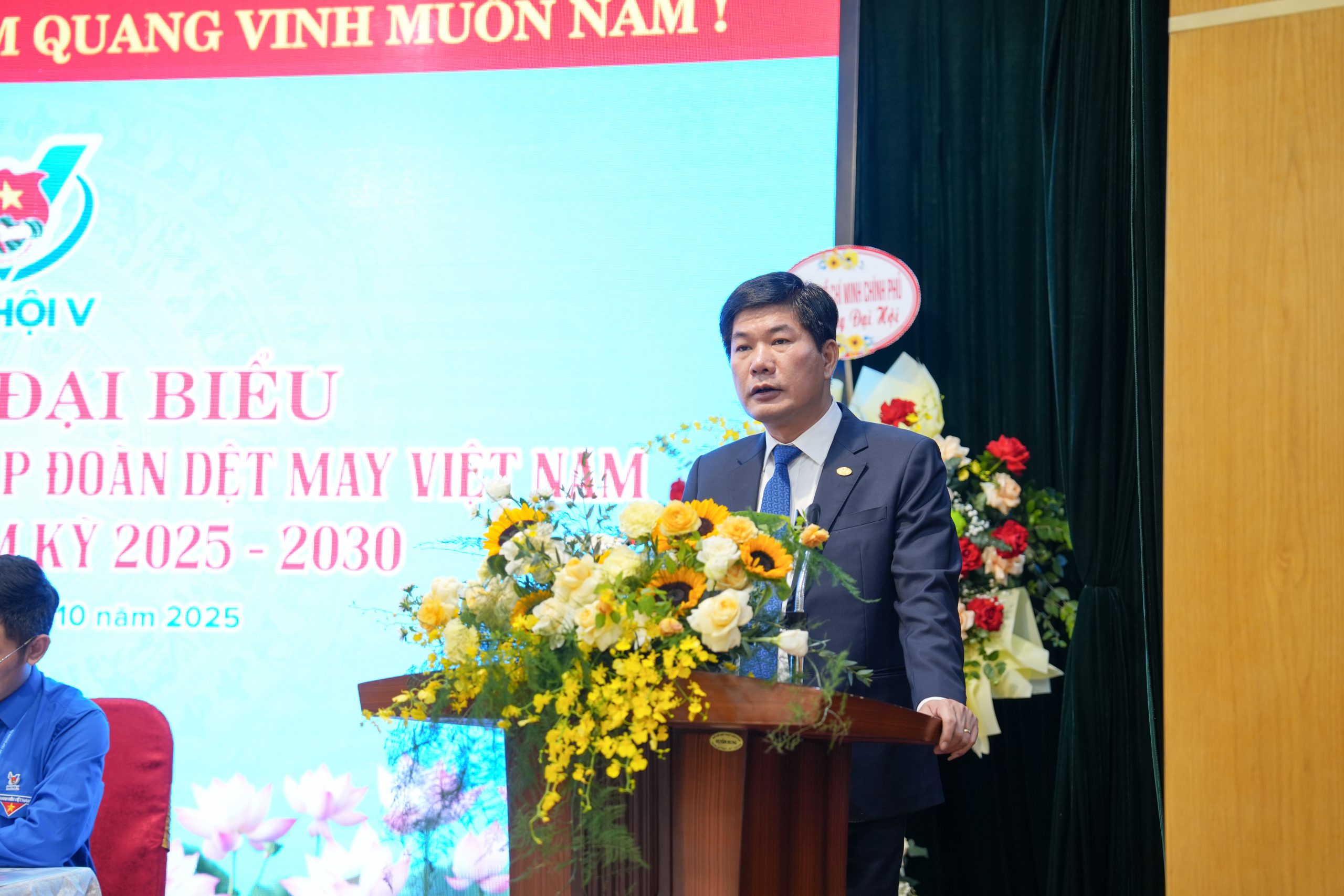 Đại hội đại biểu Đoàn TNCS Hồ Chí Minh Tập đoàn Dệt May Việt Nam lần thứ V, nhiệm kỳ 2025 – 2030: Trí tuệ - Đổi mới - Khát vọng - Hội nhập 4 DSC00203 scaled