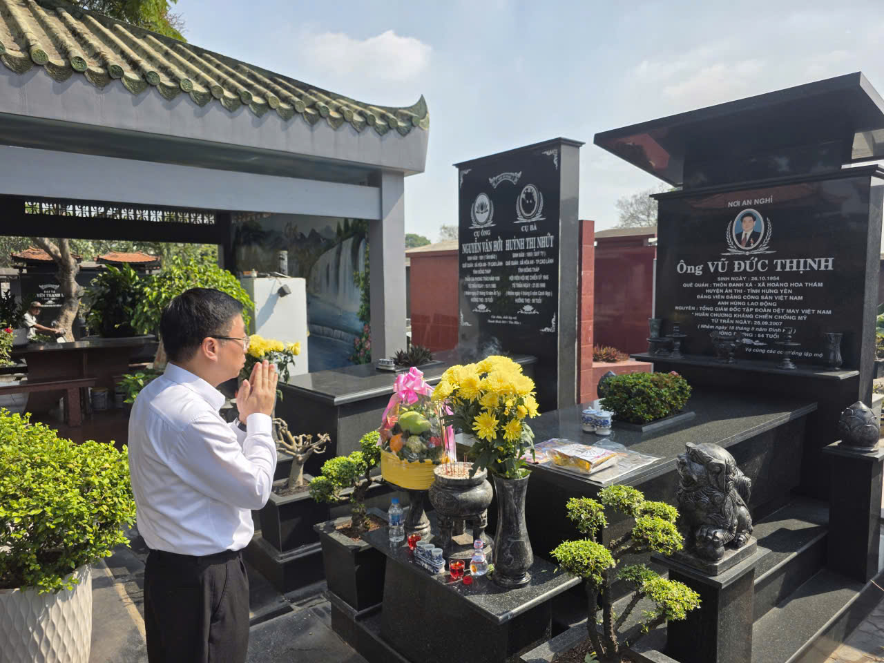 Tri ân, chúc Tết nguyên lãnh đạo Vinatex