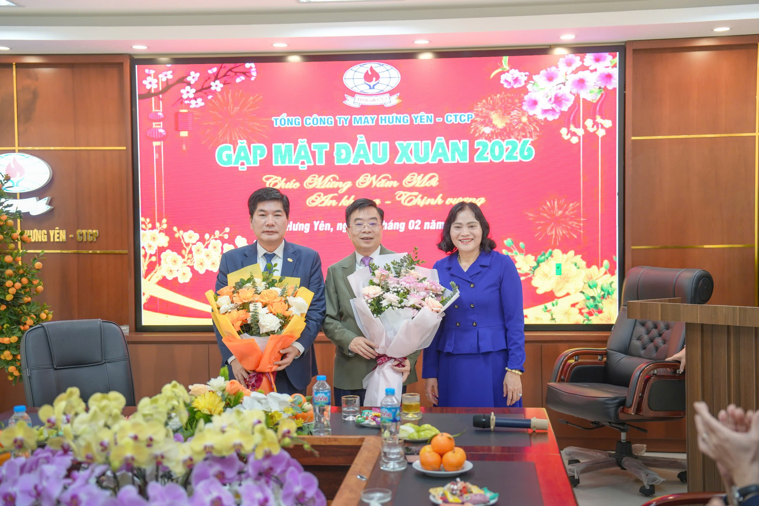 Lãnh đạo Vinatex thăm, chúc Tết các doanh nghiệp miền Bắc