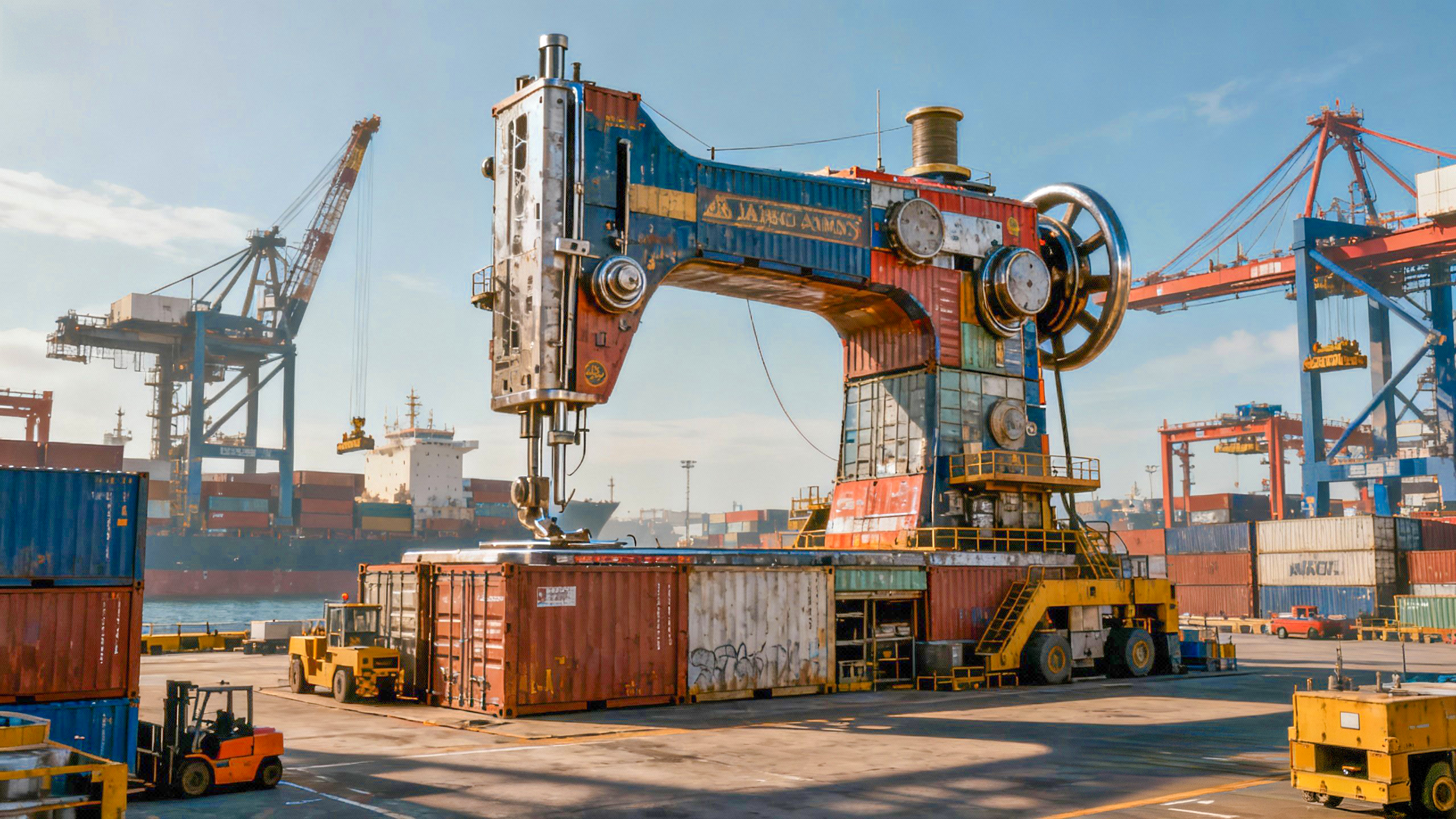 dreamina 2025 11 12 6993 Mot chiec may khau khong lo duoc lap rap