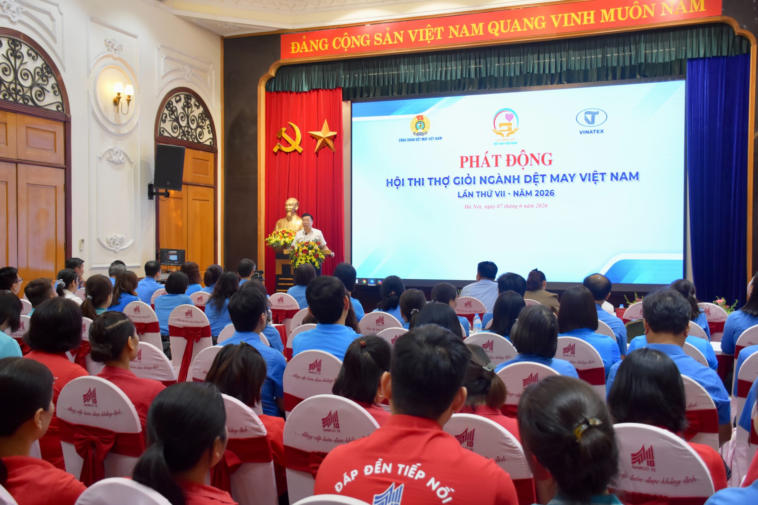 Công đoàn Dệt May Việt Nam hưởng ứng phong trào thi đua của Tổng Liên đoàn và phát động Hội thi Thợ giỏi cấp ngành lần thứ VII 1 2aOboQc0Lu6u5jgWI3CDPbw8g6lNporZ1PBtjkBs scaled