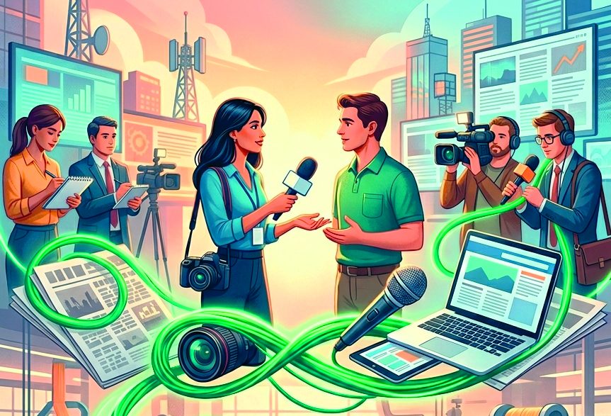 “Sợi chỉ xanh” kết nối doanh nghiệp và báo chí