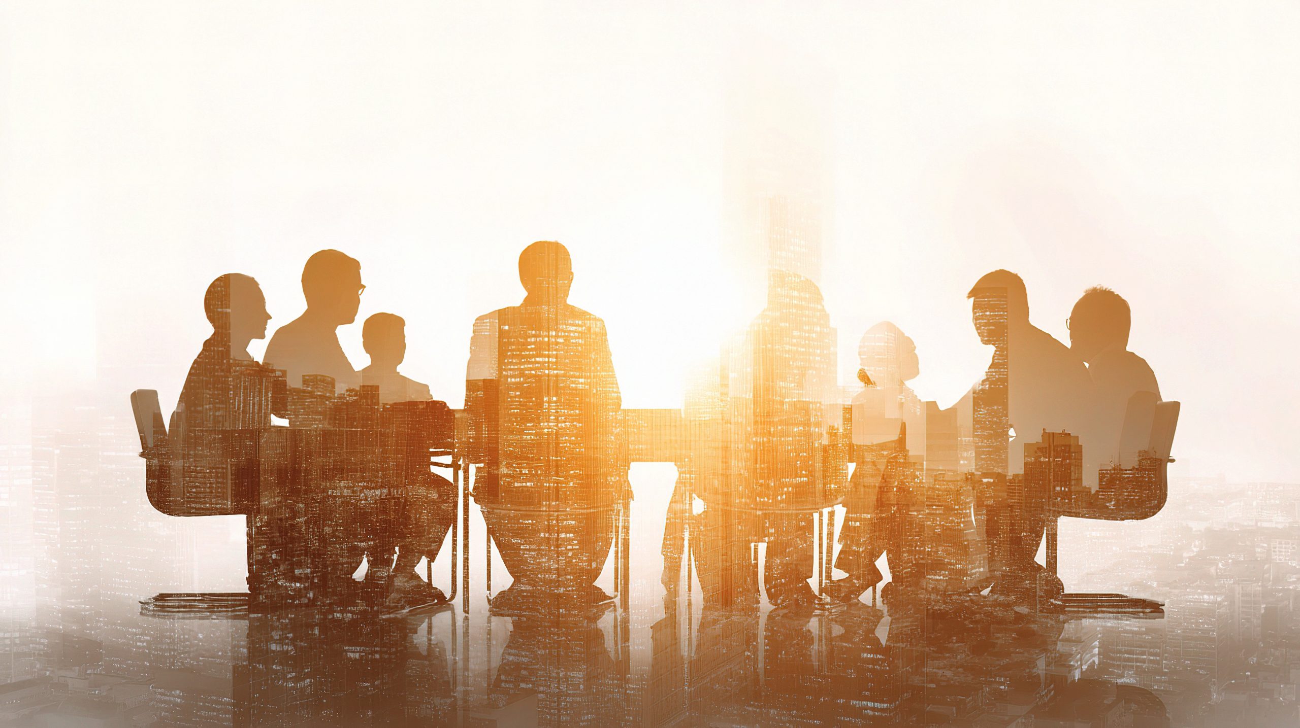 vecteezy silhouette of business people sitting at a table in a 65708981 scaled