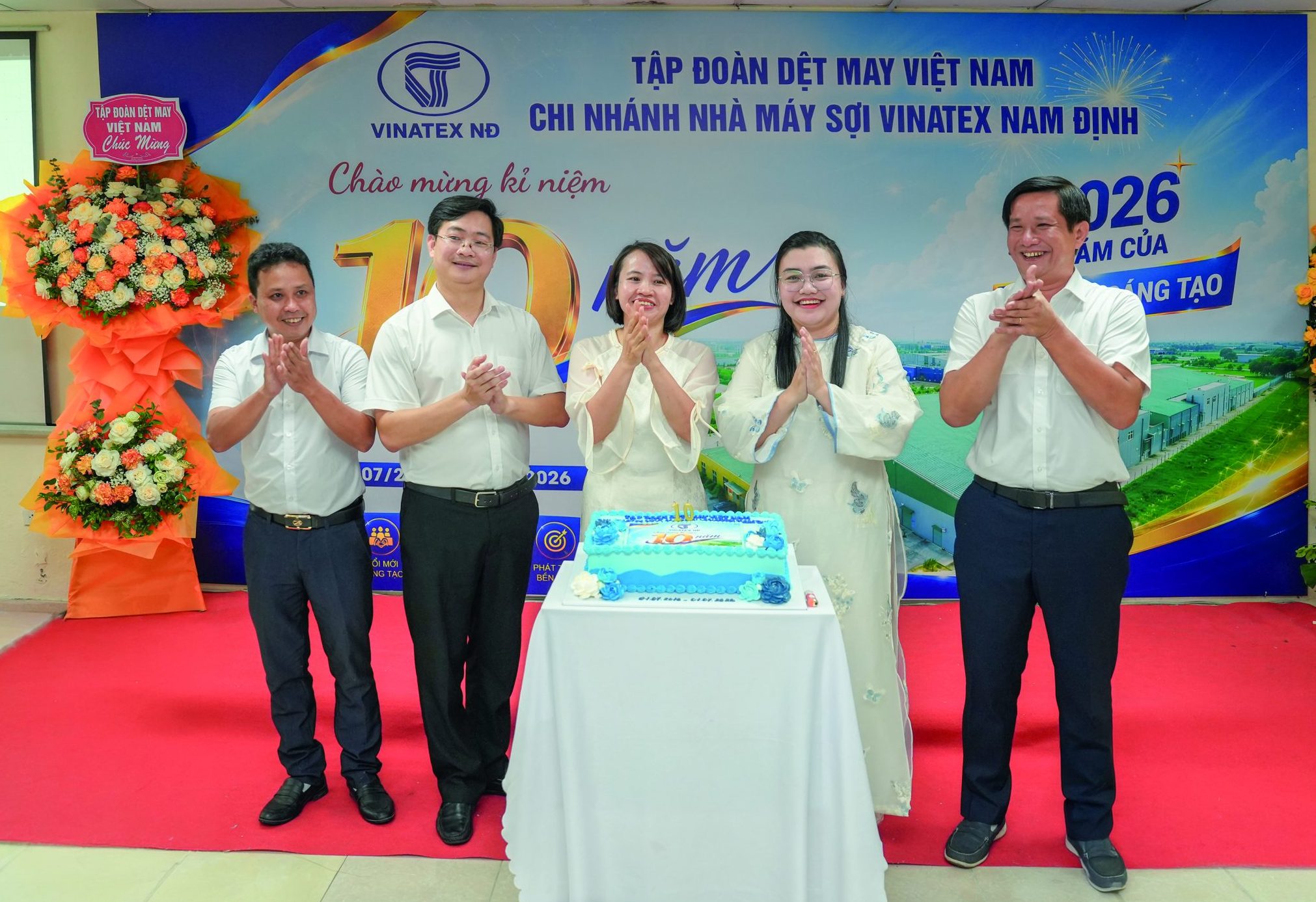 10-year anniversary of Nam Dinh spinning factory – a Vinatex branch: Forging resilience and building capability to compete in the yarn market 2 DSC05754 scaled e1785208955846