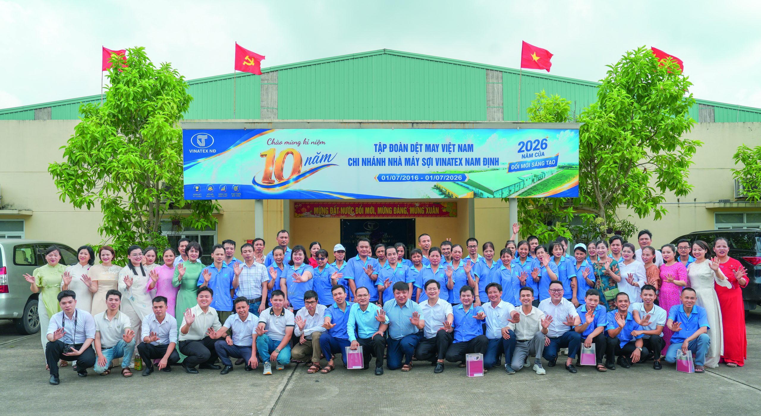 10-year anniversary of Nam Dinh spinning factory – a Vinatex branch: Forging resilience and building capability to compete in the yarn market