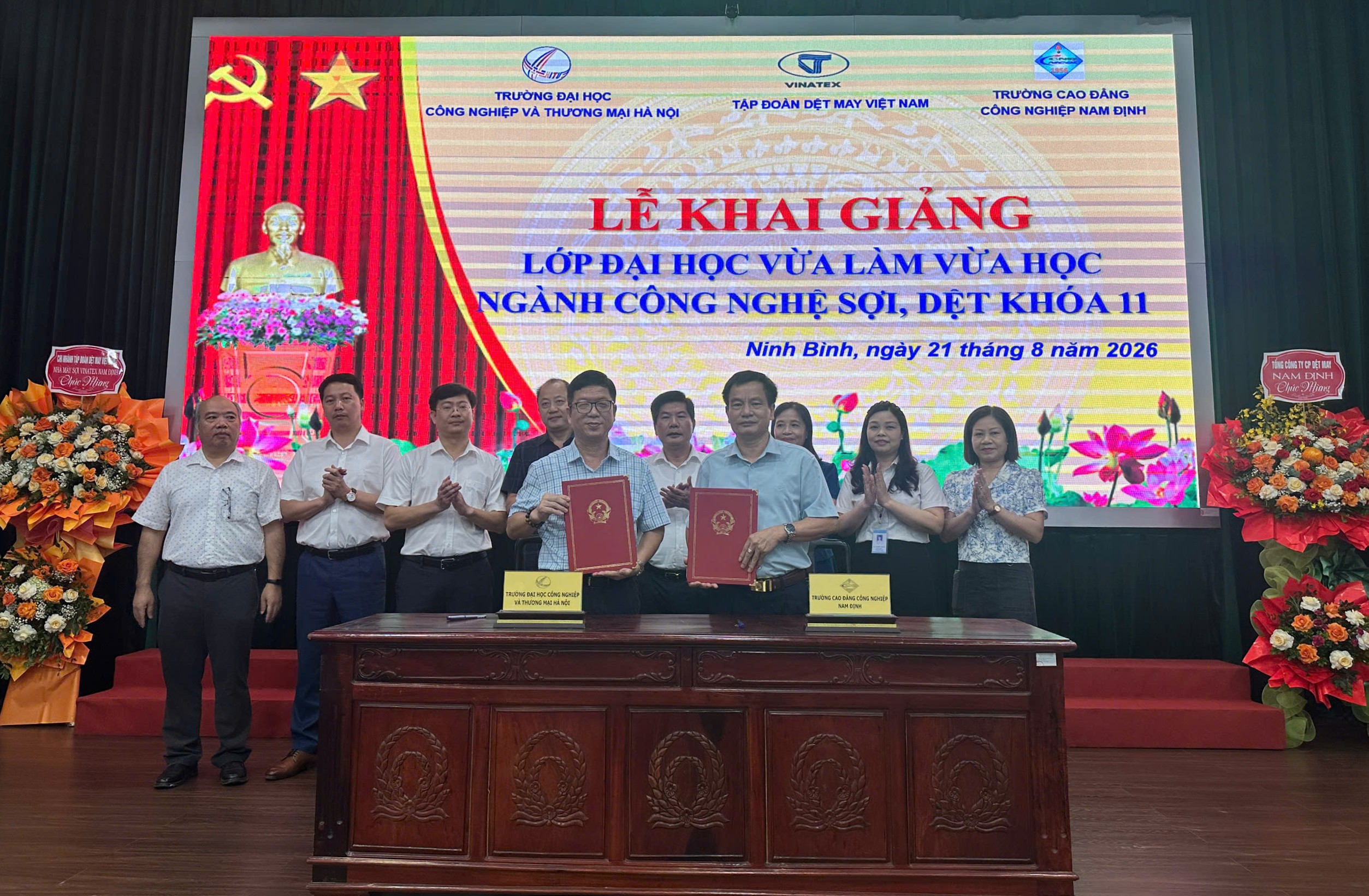 Khai giảng lớp Đại học vừa làm vừa học ngành Công nghệ Sợi Dệt 2 1