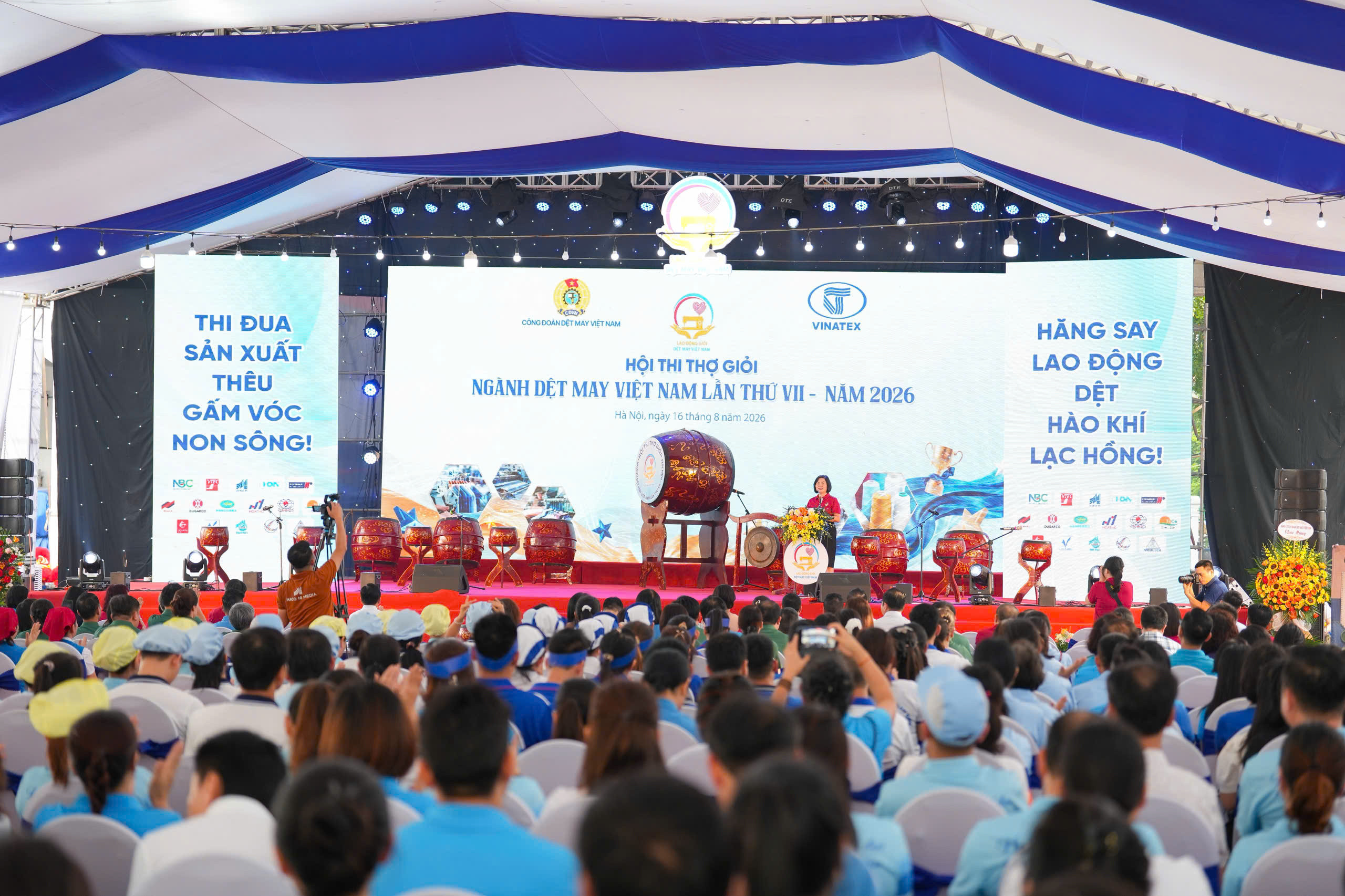 14 đơn vị tham dự Hội thi Thợ giỏi ngành Dệt May Việt Nam năm 2026 lĩnh vực May Dệt thoi 1 hoi thi tho gioi det thoi 2026 15
