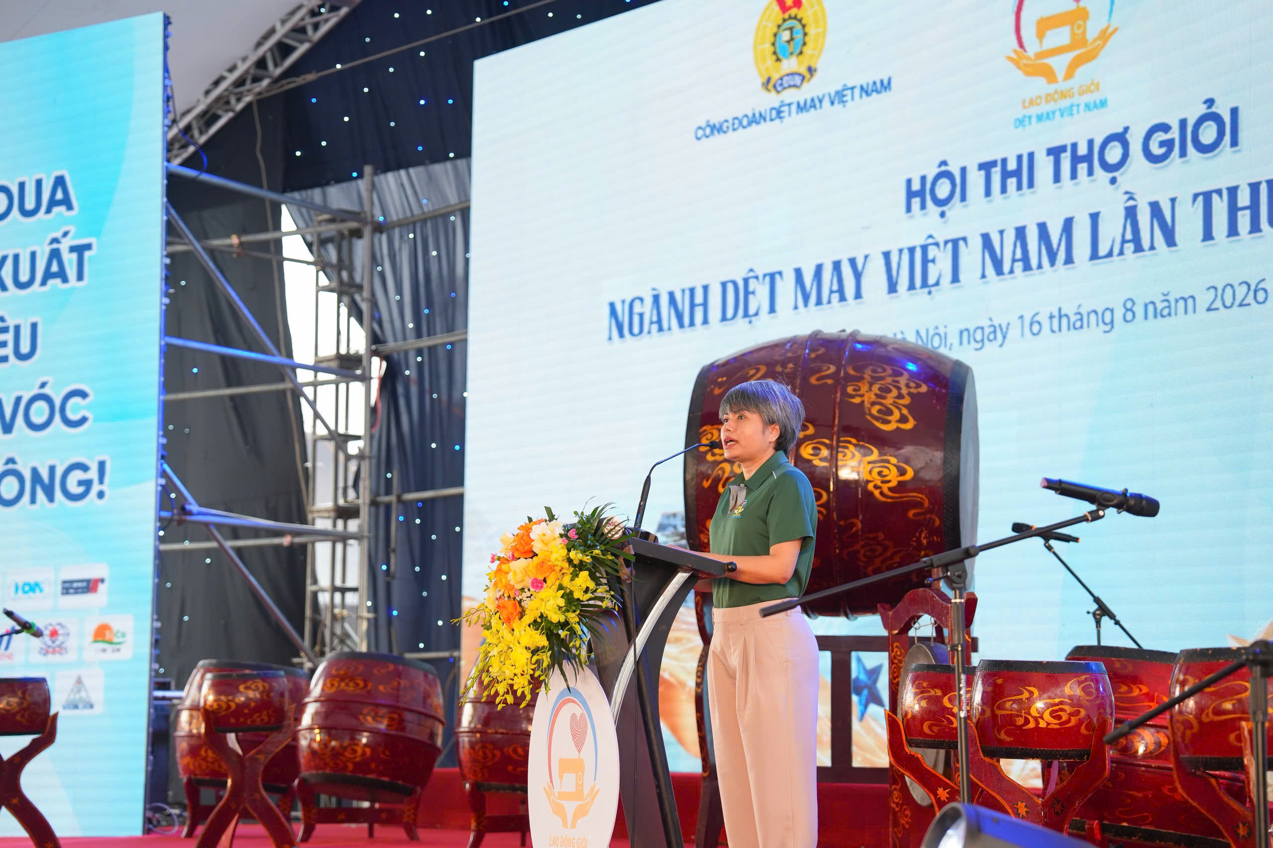 14 đơn vị tham dự Hội thi Thợ giỏi ngành Dệt May Việt Nam năm 2026 lĩnh vực May Dệt thoi 7 hoi thi tho gioi det thoi 2026 19