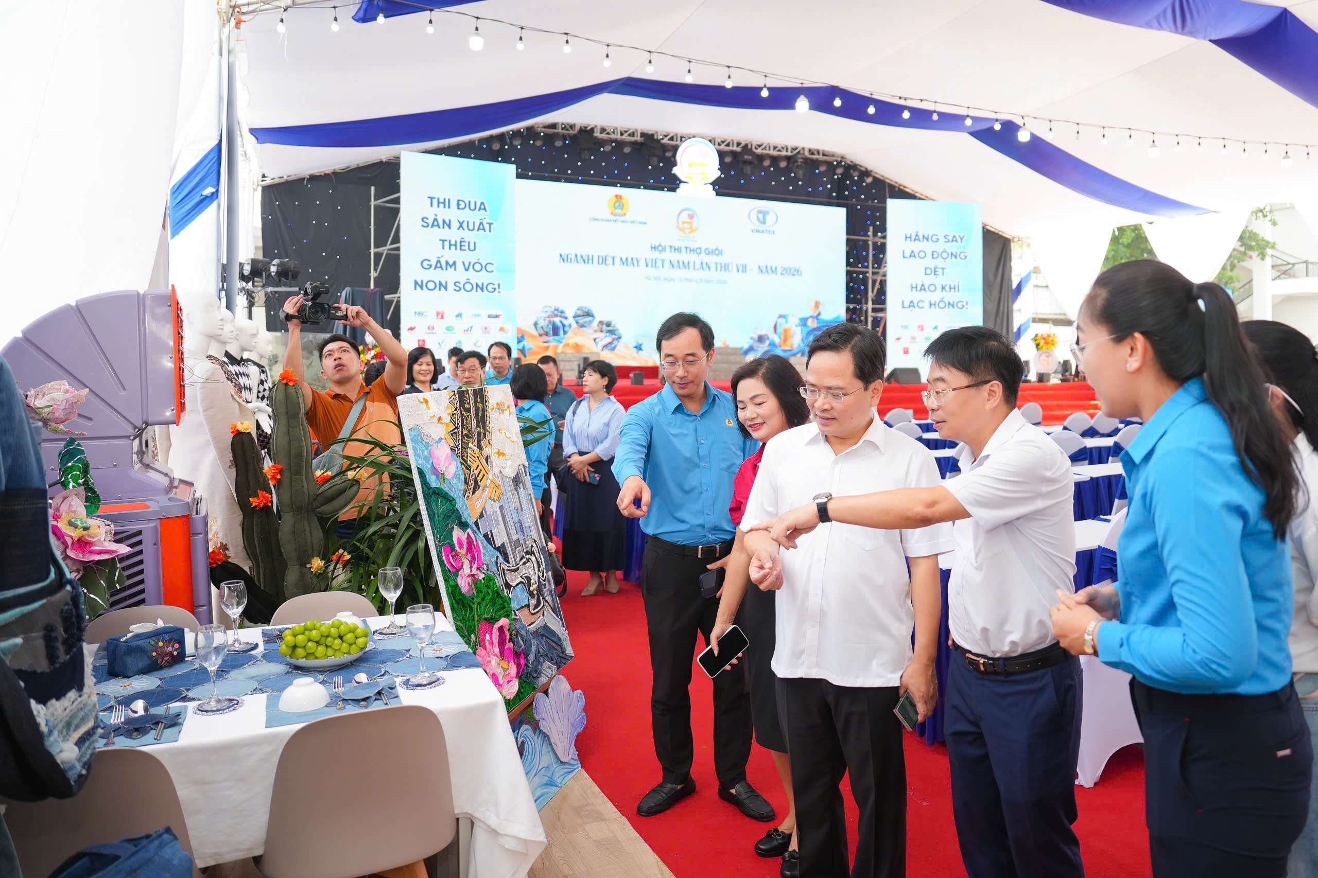 14 đơn vị tham dự Hội thi Thợ giỏi ngành Dệt May Việt Nam năm 2026 lĩnh vực May Dệt thoi 20 hoi thi tho gioi det thoi 2026 3