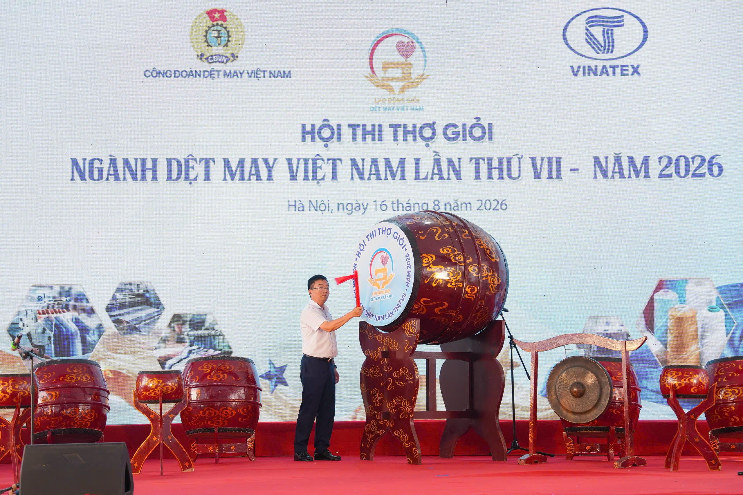 14 đơn vị tham dự Hội thi Thợ giỏi ngành Dệt May Việt Nam năm 2026 lĩnh vực May Dệt thoi 6 hoi thi tho gioi det thoi 2026 9