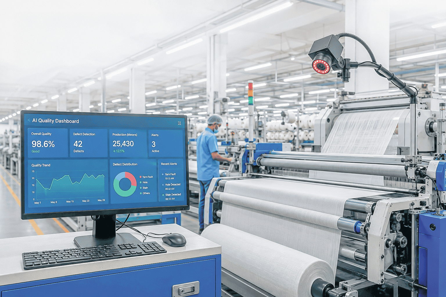 Từ dashboard đến quyết định: Khi dữ liệu trở thành năng lực quản trị 4 ai powered quality management system textile digit rgb