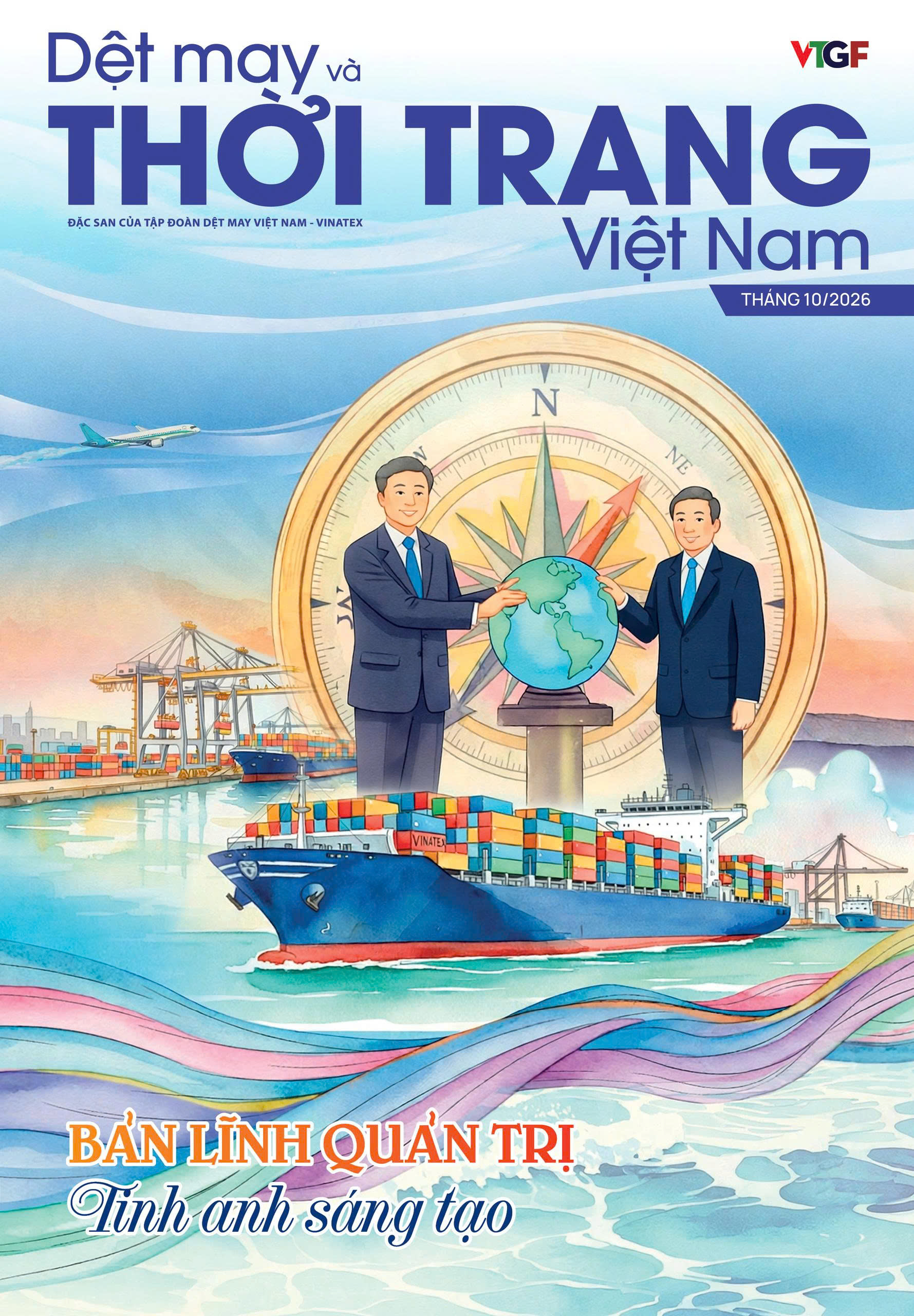 Đón đọc Đặc san Dệt May và Thời trang Việt Nam số tháng 10 năm 2026 1 Bia tap chi thang 10.2