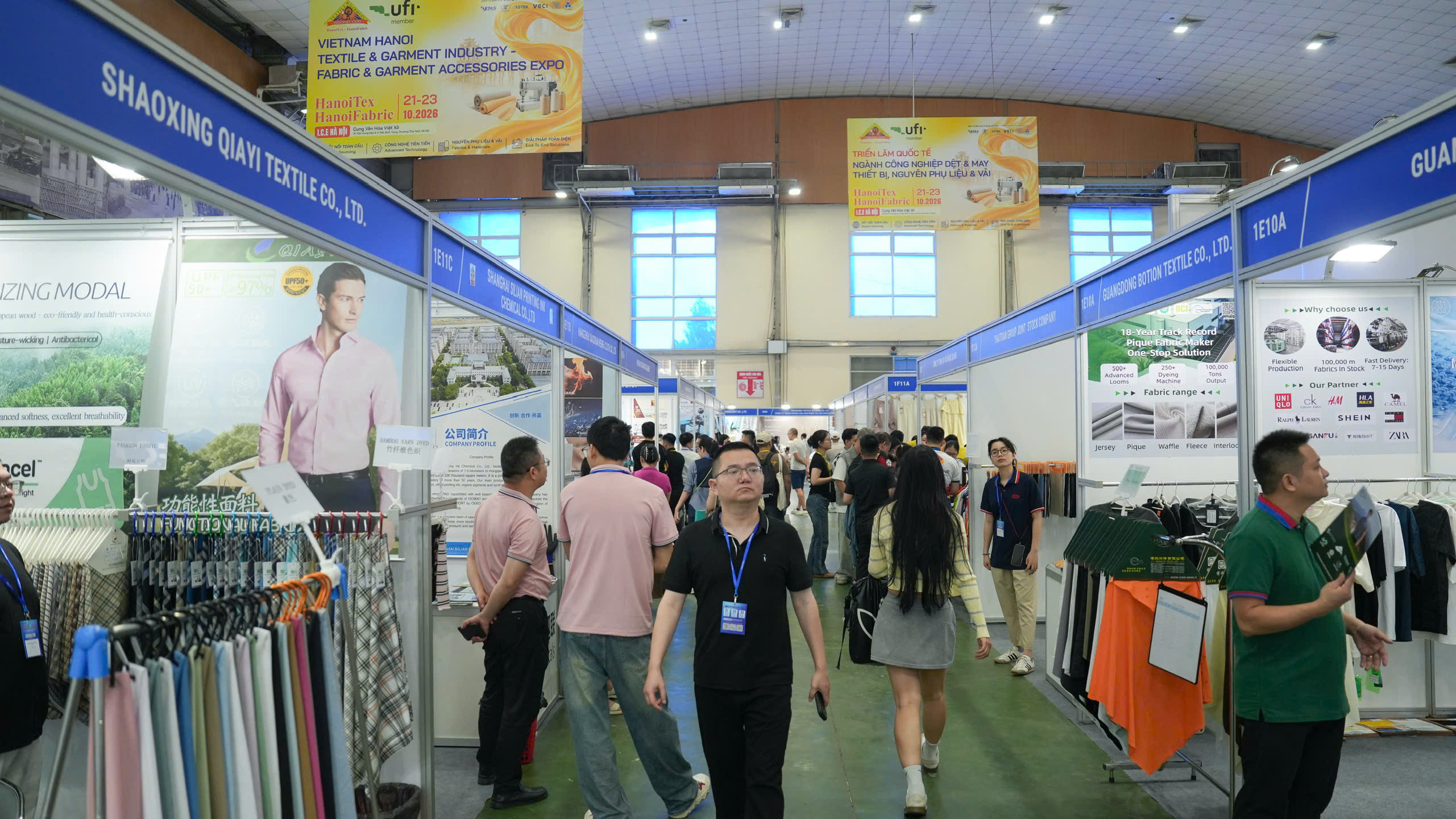 Khai mạc HanoiTex – HanoiFabric 2026: Kết nối công nghệ, mở rộng hợp tác cho doanh nghiệp dệt may 11 HanoiTex 2026 22