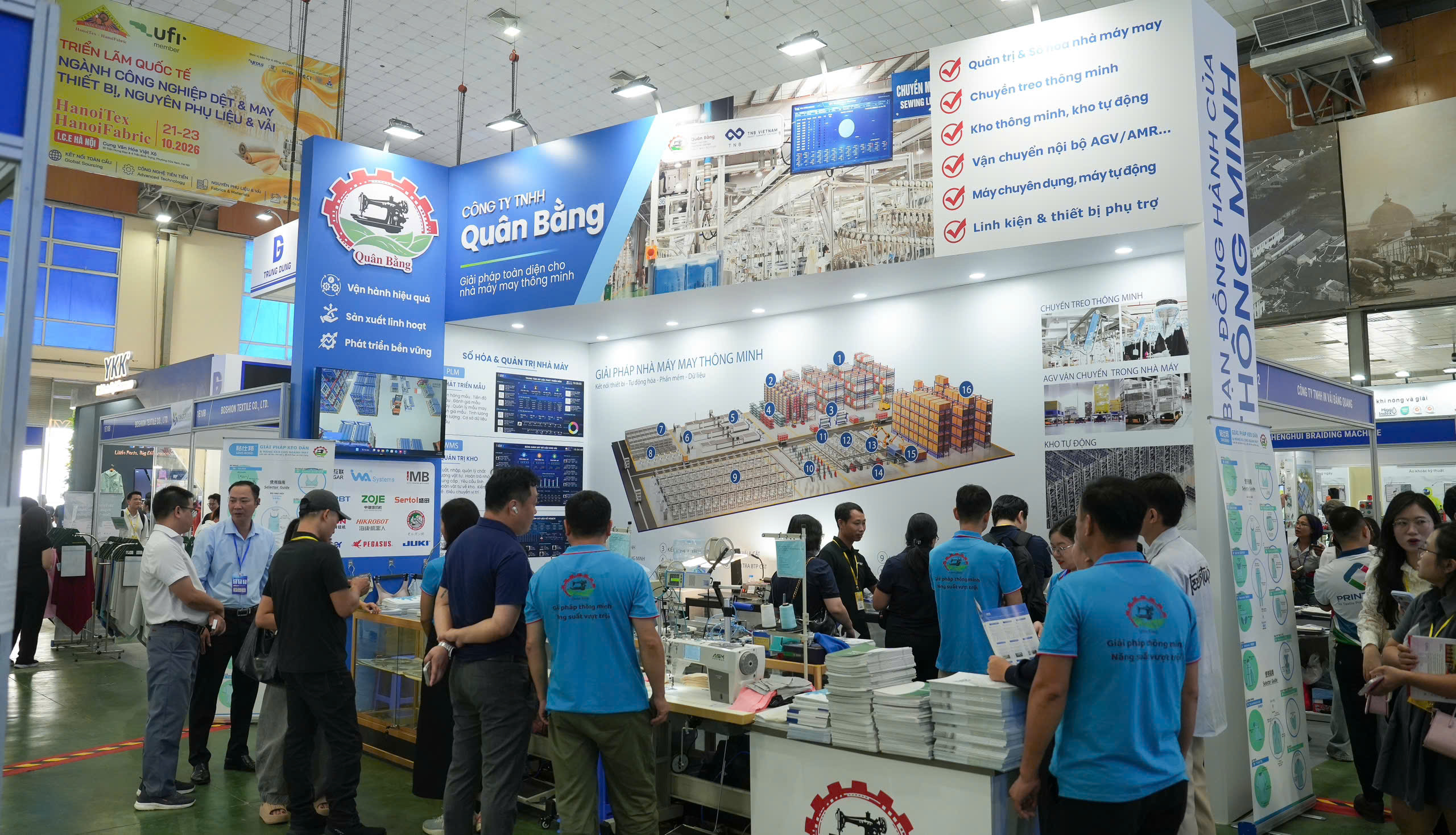 Khai mạc HanoiTex – HanoiFabric 2026: Kết nối công nghệ, mở rộng hợp tác cho doanh nghiệp dệt may 14 HanoiTex 2026 24