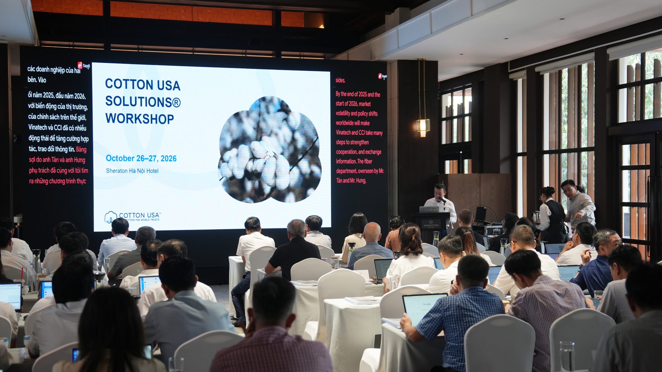Vinatex holds training program on cotton supply management and optimizing the use of U.S. Cotton